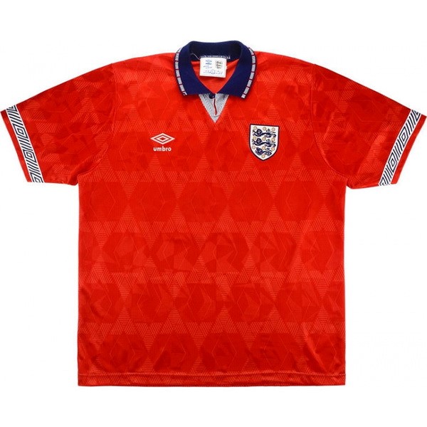Thailande Maillot Football Angleterre Exterieur Retro 1990 Rouge